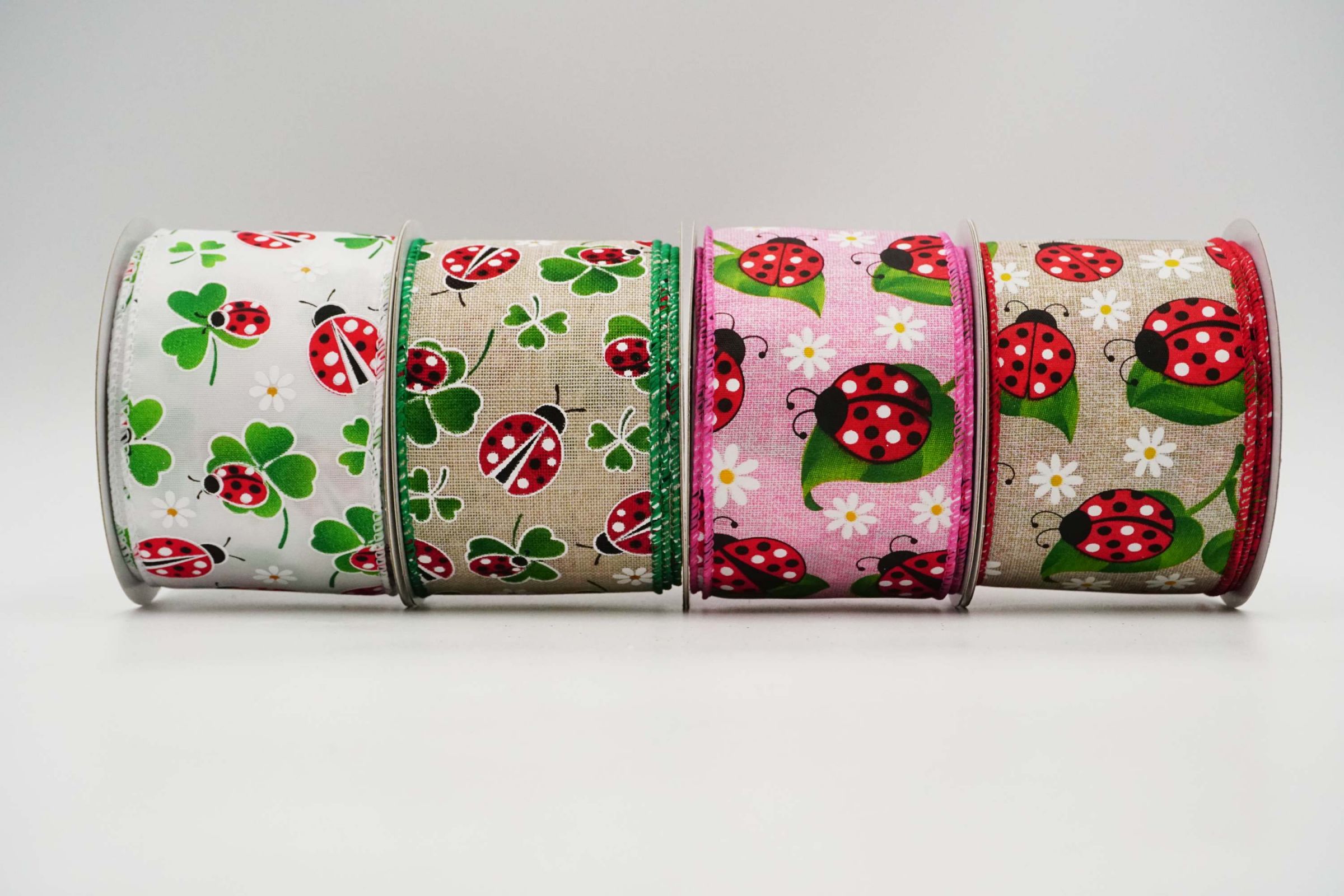 Весенняя ленточка с божьими коровками